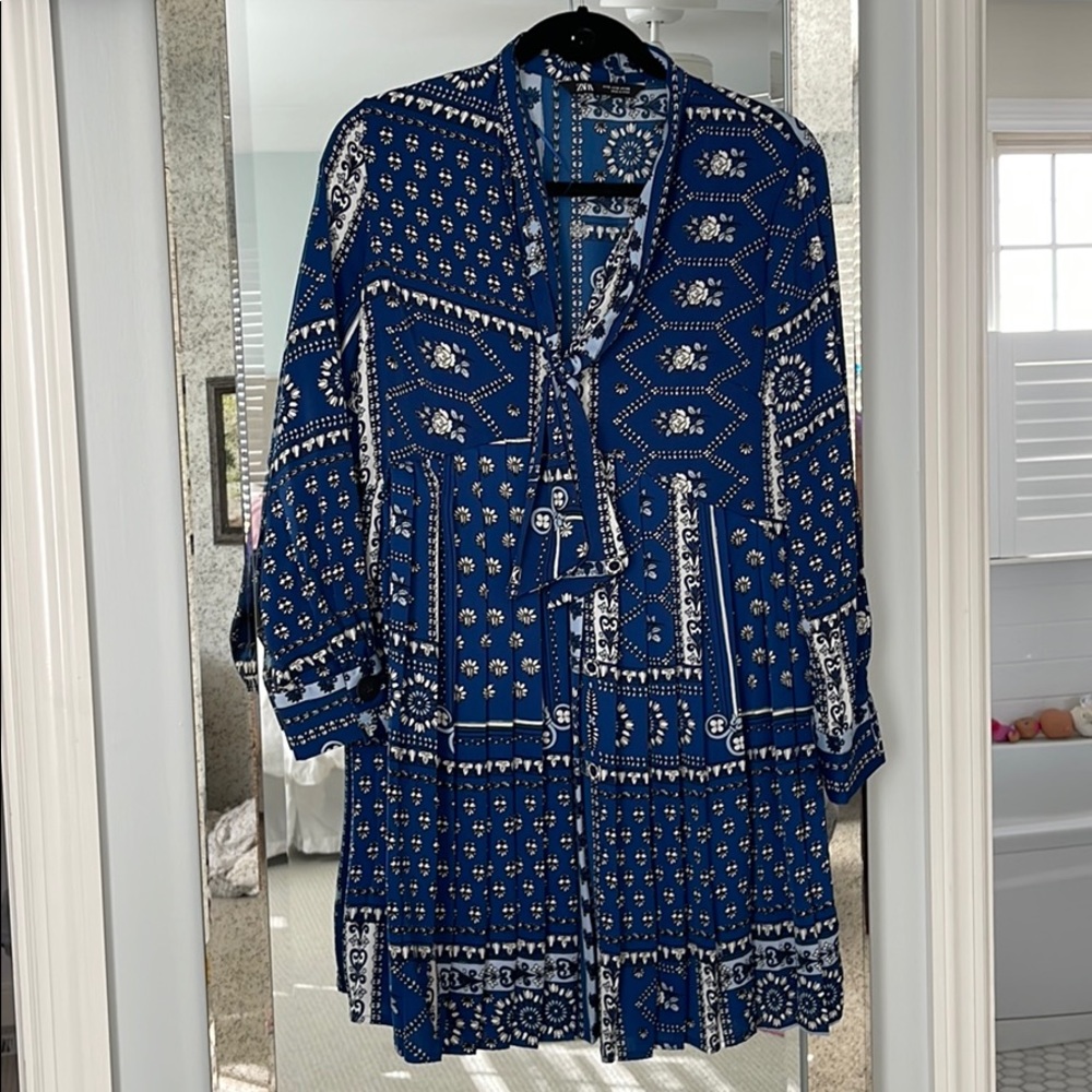 Zara silk dress.